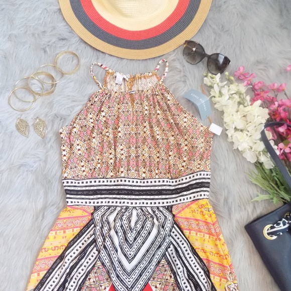 London Times Dresses & Skirts - Patterned Print Maxi Dress